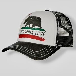 Brooklyn Hat Co Black California Love SnapBack Adjustable Trucker Hat